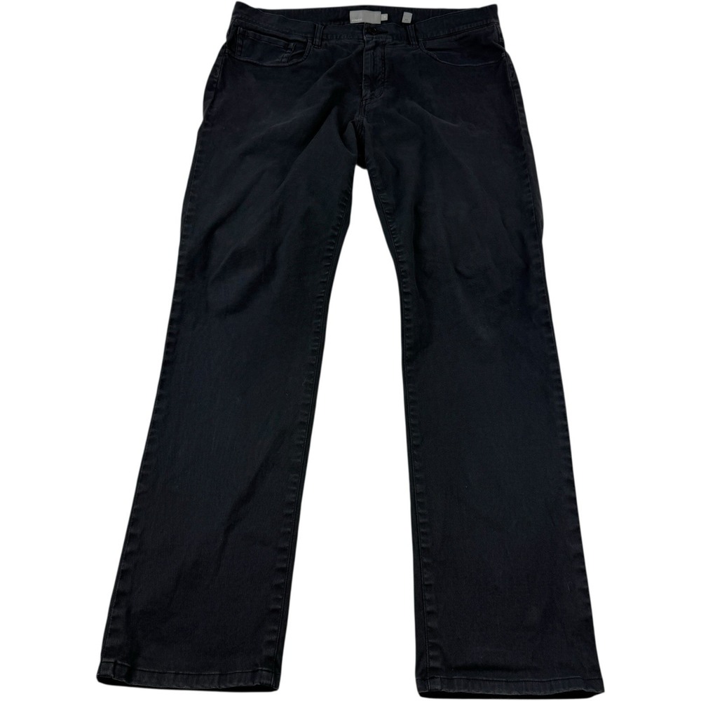 Vince‎ Stone Blue Cotton Elastane 5 Pocket Jeans Slim Fit Men's Size 34x32